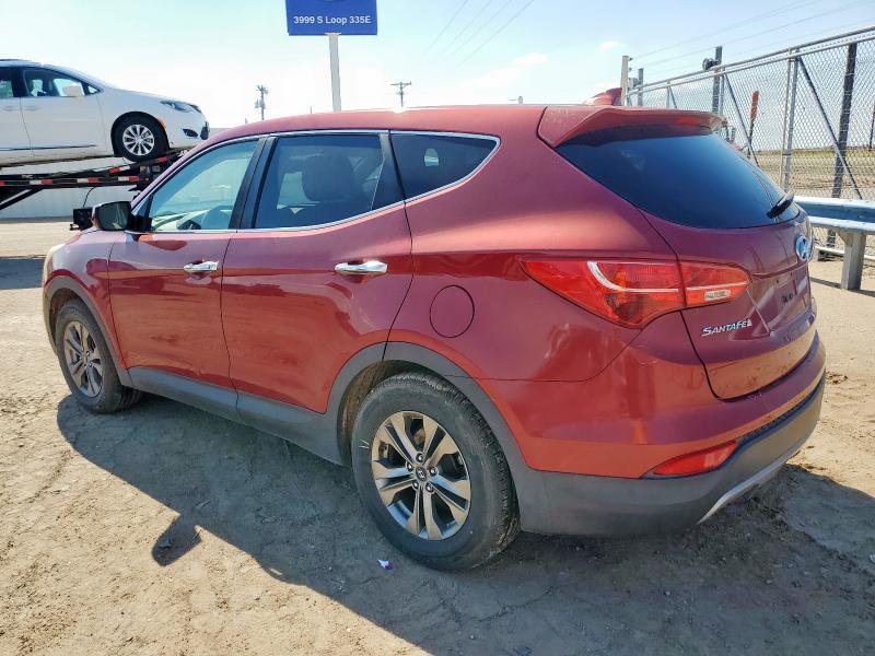 5XYZTDLB2DG094062 - 2013 HYUNDAI SANTA FE S წითელი ფოტო 2