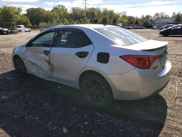 2T1BURHE7KC160936 - 2019 TOYOTA COROLLA L 银色 照片 2