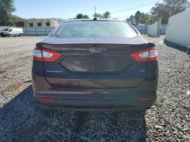 3FA6P0H71DR173836 - 2013 FORD FUSION SE BURGUNDY photo 6