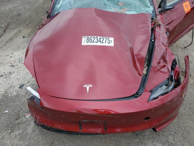 LRW3E7FA9RC057958 - 2024 TESLA MODEL 3 Կարմիր լուսանկար 11