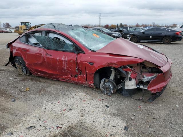 LRW3E7FA9RC057958 - 2024 TESLA MODEL 3 Կարմիր լուսանկար 4