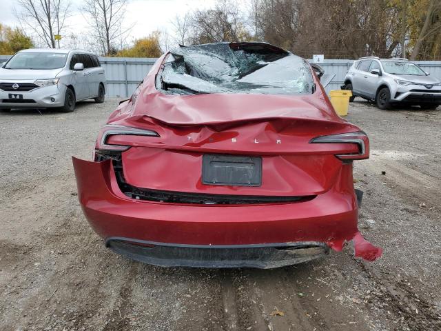 LRW3E7FA9RC057958 - 2024 TESLA MODEL 3 Կարմիր լուսանկար 6