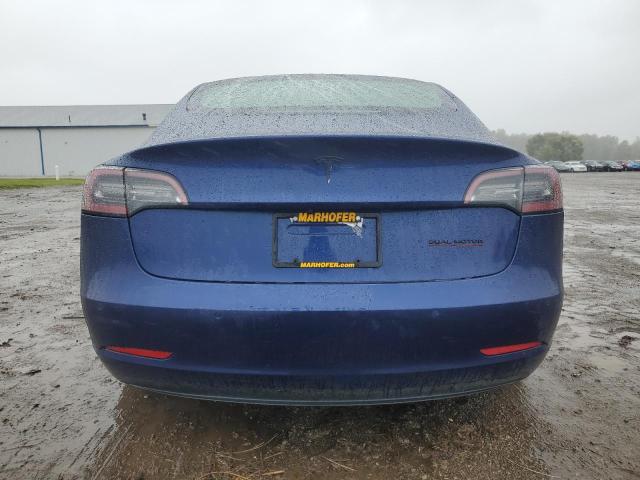 5YJ3E1EA5JF076421 - 2018 TESLA MODEL 3 ლურჯი ფოტო 6