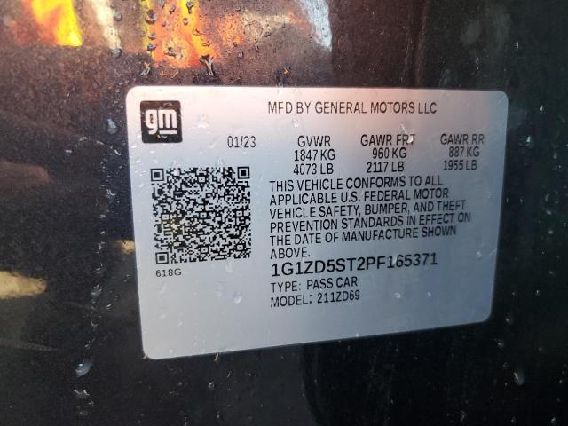 1G1ZD5ST2PF165371 - 2023 CHEVROLET MALIBU LT GRAY photo 13