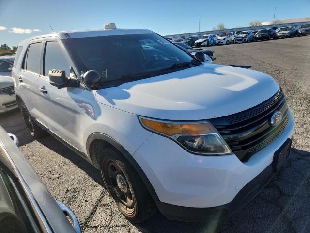 1FM5K8AR2EGA75904 - 2014 FORD EXPLORER POLICE INTERCEPTOR Սպիտակ լուսանկար 4