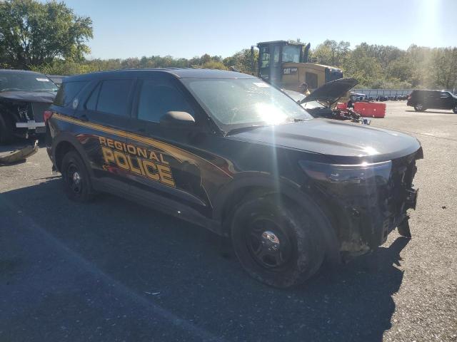 1FM5K8AW3MNA06753 - 2021 FORD EXPLORER POLICE INTERCEPTOR Schwarz Foto 4