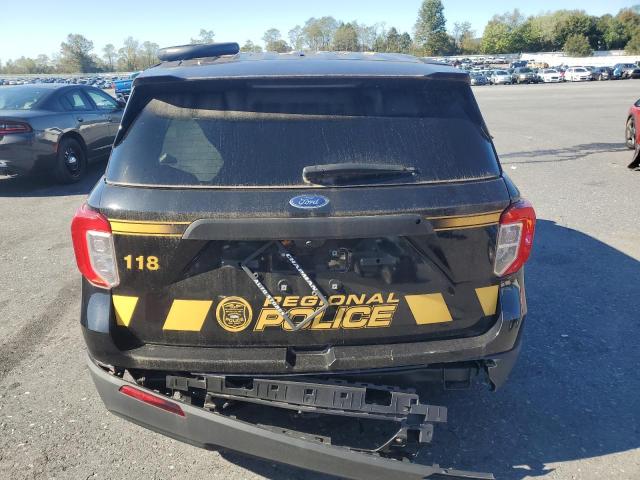 1FM5K8AW3MNA06753 - 2021 FORD EXPLORER POLICE INTERCEPTOR Schwarz Foto 6