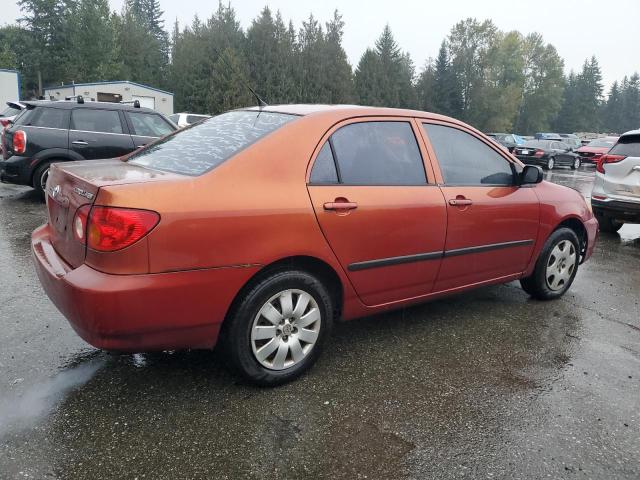JTDBR32E142040669 - 2004 TOYOTA COROLLA CE ORANGE photo 3