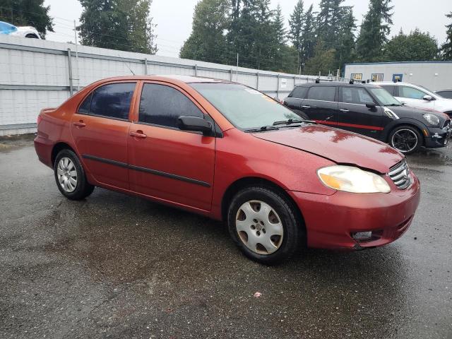 JTDBR32E142040669 - 2004 TOYOTA COROLLA CE ORANGE photo 4