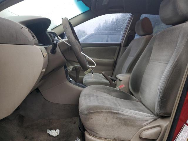 JTDBR32E142040669 - 2004 TOYOTA COROLLA CE ORANGE photo 7