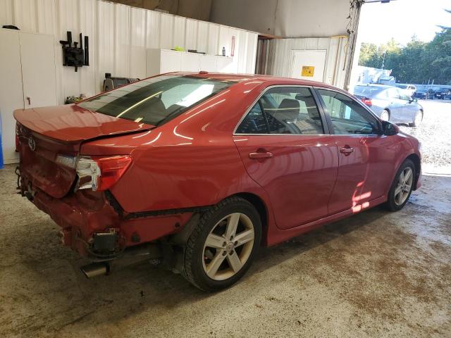 4T1BF1FKXDU649174 - 2013 TOYOTA CAMRY L RED photo 3