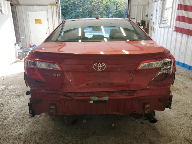 4T1BF1FKXDU649174 - 2013 TOYOTA CAMRY L RED photo 6