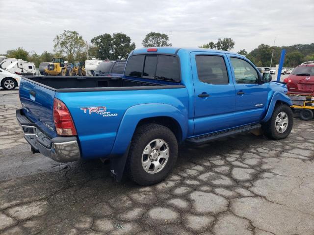 5TELU42N67Z426383 - 2007 TOYOTA TACOMA DOUBLE CAB BLUE photo 3
