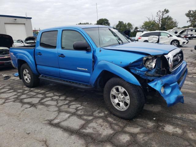 5TELU42N67Z426383 - 2007 TOYOTA TACOMA DOUBLE CAB BLUE photo 4