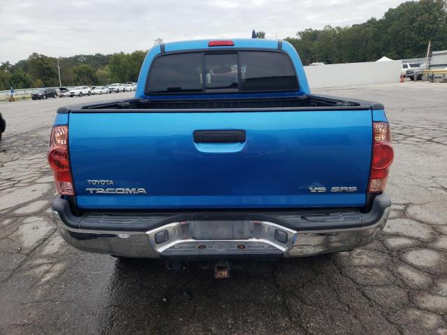 5TELU42N67Z426383 - 2007 TOYOTA TACOMA DOUBLE CAB BLUE photo 6