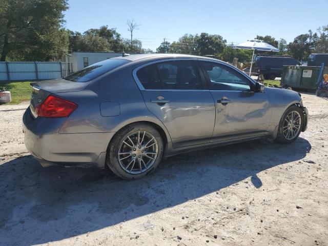 JN1CV6AP4DM710825 - 2013 INFINITI G37 BASE GRAY photo 3