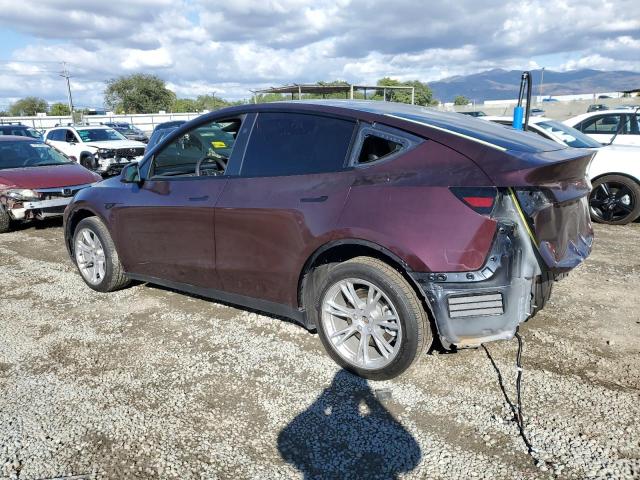 7SAYGDEE3RF084617 - 2024 TESLA MODEL Y Бордовий фото 2