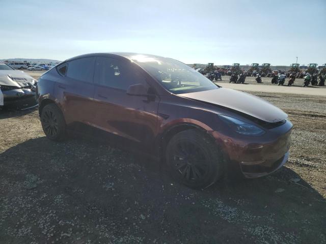 7SAYGDEE3RF084617 - 2024 TESLA MODEL Y Бордовий фото 4