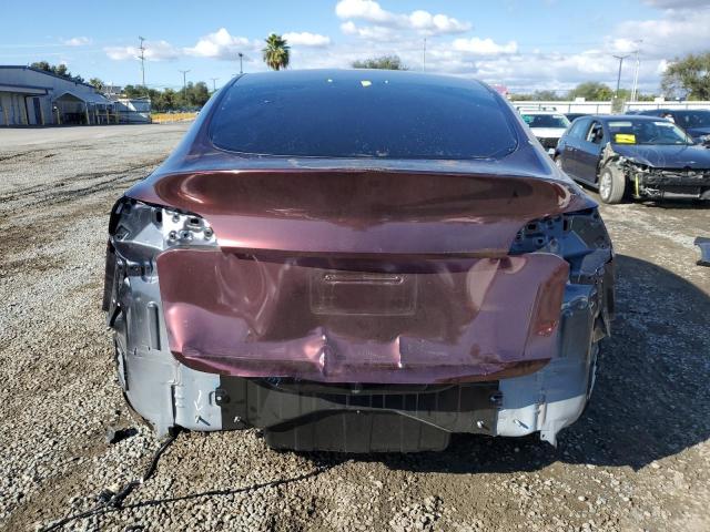 7SAYGDEE3RF084617 - 2024 TESLA MODEL Y Бордовий фото 6