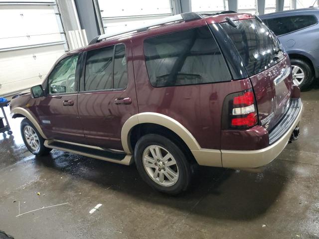 1FMEU74E37UB00620 - 2007 FORD EXPLORER EDDIE BAUER მუქწითელი ფოტო 2