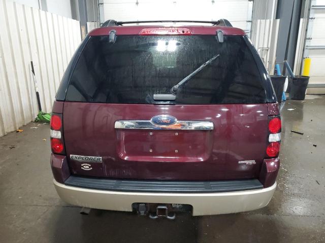 1FMEU74E37UB00620 - 2007 FORD EXPLORER EDDIE BAUER მუქწითელი ფოტო 6