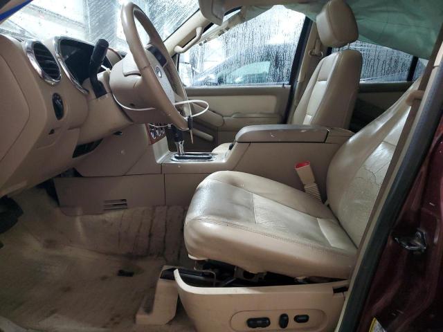 1FMEU74E37UB00620 - 2007 FORD EXPLORER EDDIE BAUER მუქწითელი ფოტო 7