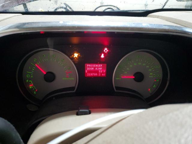 1FMEU74E37UB00620 - 2007 FORD EXPLORER EDDIE BAUER მუქწითელი ფოტო 9