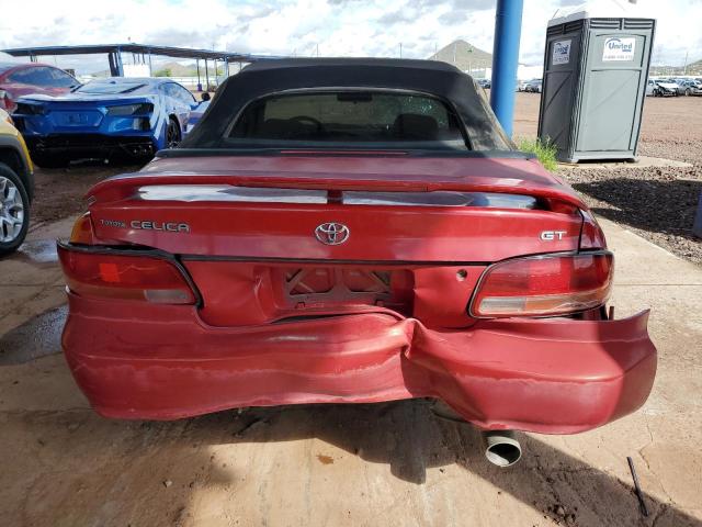 JT5FG02T6X0055815 - 1999 TOYOTA CELICA GT წითელი ფოტო 6