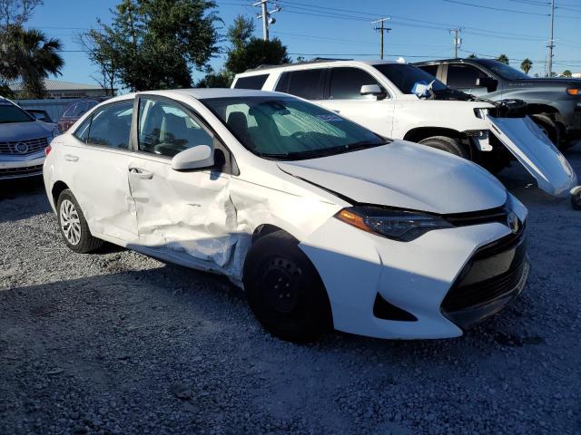 2T1BURHEXJC041955 - 2018 TOYOTA COROLLA L WHITE photo 4