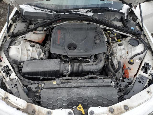 ZARFAEDN7J7572868 - 2018 ALFA ROMEO GIULIA Q4 თეთრი ფოტო 11