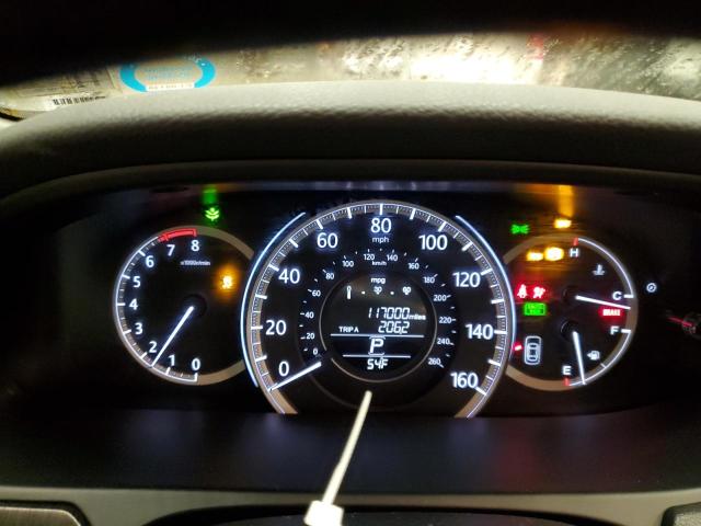 1HGCR2F83DA026301 - 2013 HONDA ACCORD EXL ვერცხლისფერი ფოტო 9