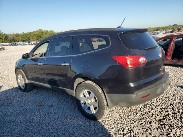 1GNKRJED8CJ196212 - 2012 CHEVROLET TRAVERSE LT BLACK photo 2