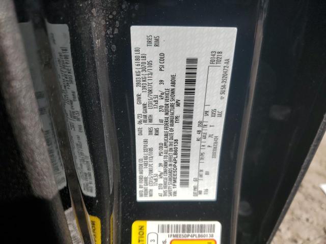 1FMEE5DP4PLB60138 - 2023 FORD BRONCO BASE BLACK photo 12