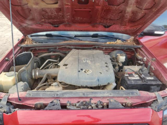 5TFUU4EN6DX076143 - 2013 TOYOTA TACOMA RED photo 11