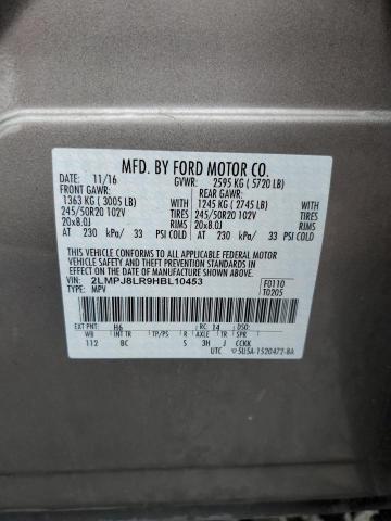 2LMPJ8LR9HBL10453 - 2017 LINCOLN MKX RESERVE Коричневый фото 13