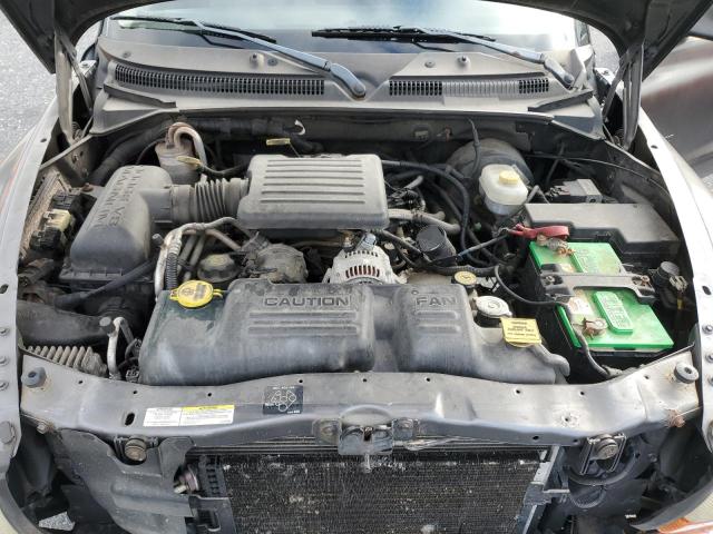 1B7HG48N92S640009 - 2002 DODGE DAKOTA QUAD SLT GRAY photo 11