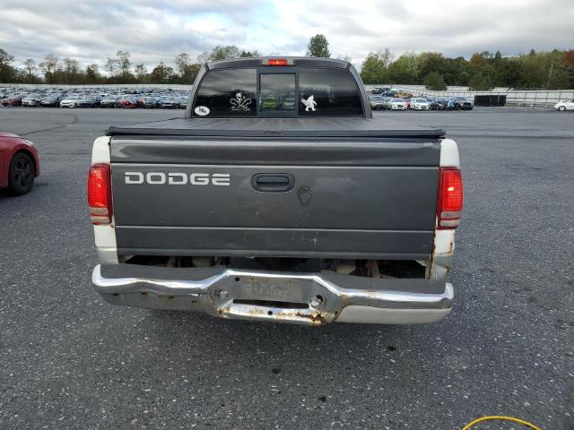 1B7HG48N92S640009 - 2002 DODGE DAKOTA QUAD SLT GRAY photo 6
