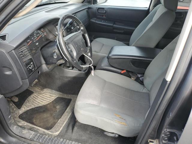 1B7HG48N92S640009 - 2002 DODGE DAKOTA QUAD SLT GRAY photo 7