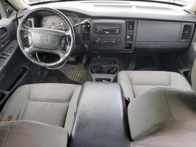 1B7HG48N92S640009 - 2002 DODGE DAKOTA QUAD SLT GRAY photo 8