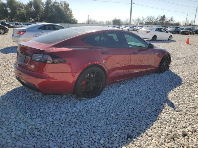 5YJSA1E61RF533045 - 2024 TESLA MODEL S RED photo 3