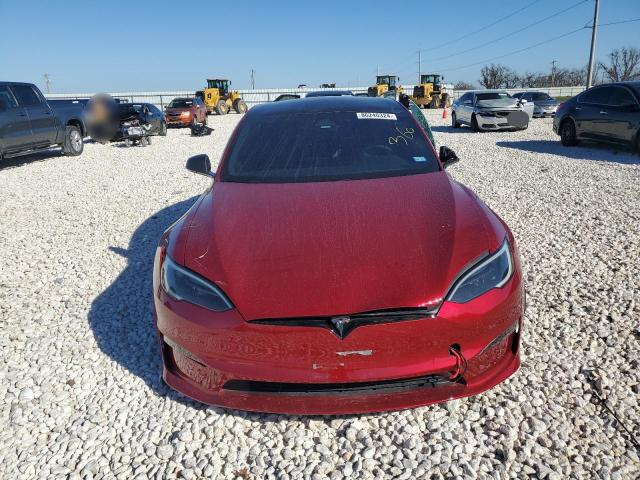 5YJSA1E61RF533045 - 2024 TESLA MODEL S RED photo 5