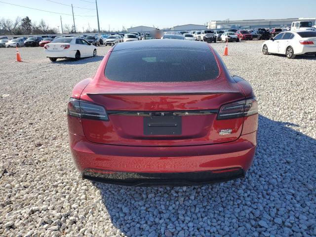 5YJSA1E61RF533045 - 2024 TESLA MODEL S RED photo 6