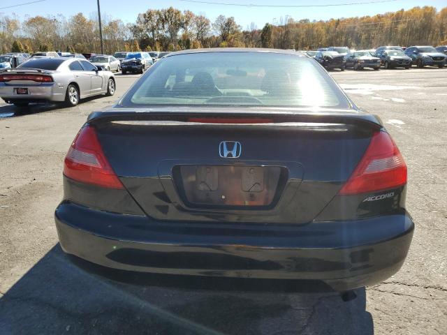 1HGCM72274A001186 - 2004 HONDA ACCORD LX BLACK photo 6