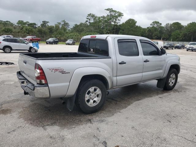 3TMLU4EN1BM064092 - 2011 TOYOTA TACOMA DOUBLE CAB فضي صورة 3