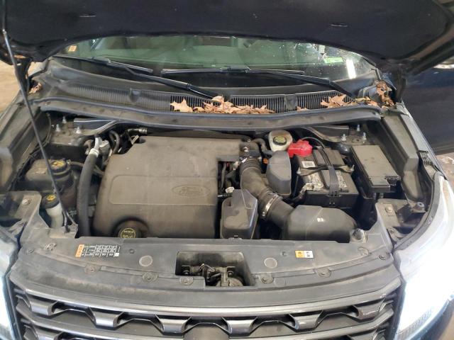 1FM5K8D81HGA74699 - 2017 FORD EXPLORER XLT BLUE photo 12