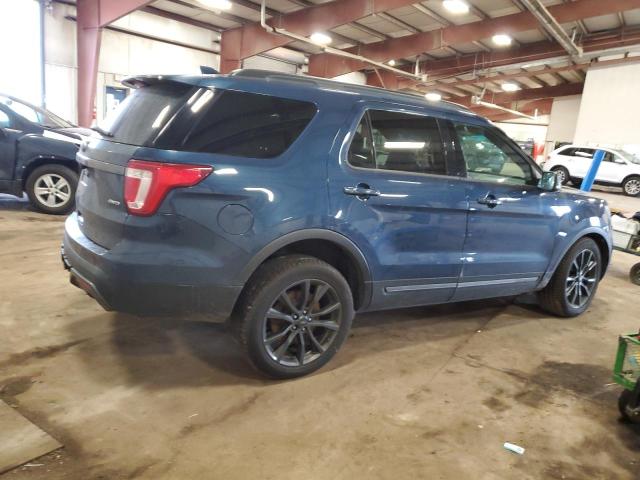 1FM5K8D81HGA74699 - 2017 FORD EXPLORER XLT BLUE photo 3