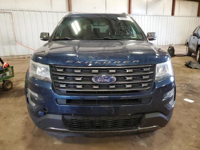 1FM5K8D81HGA74699 - 2017 FORD EXPLORER XLT BLUE photo 5