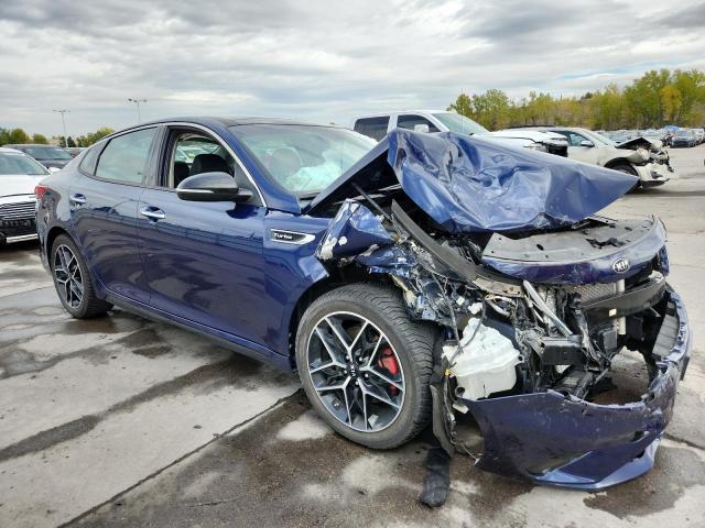 5XXGW4L27KG285931 - 2019 KIA OPTIMA SX BLUE photo 4