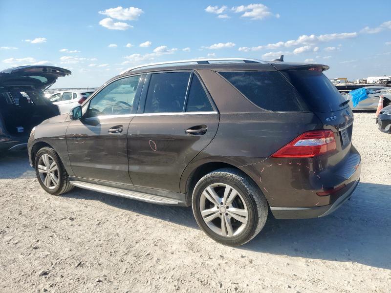 4JGDA5JB2EA344034 - 2014 MERCEDES-BENZ ML 350 Kahverengi fotoğraf 2