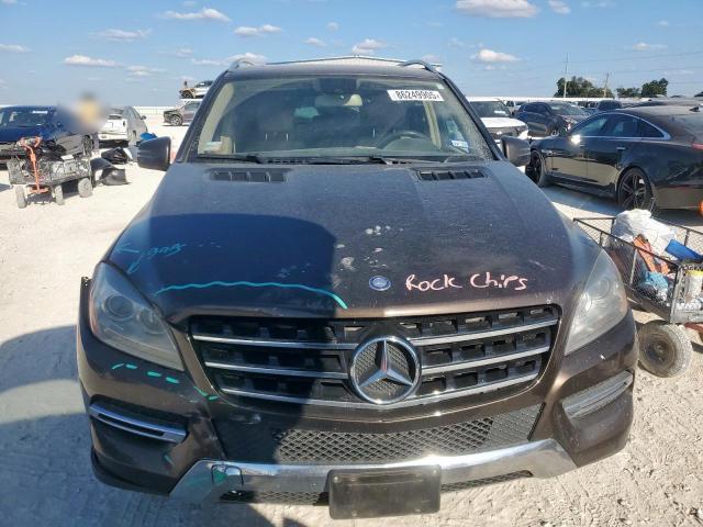 4JGDA5JB2EA344034 - 2014 MERCEDES-BENZ ML 350 Kahverengi fotoğraf 5
